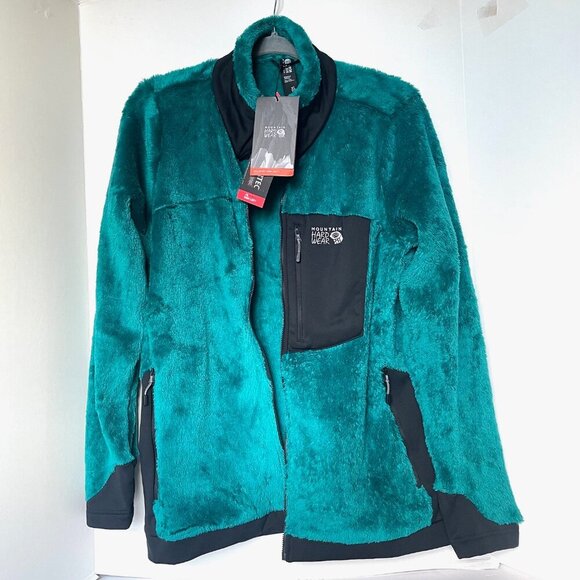 Mountain Hardwear Polartec High Loft Jacket Womens XL Long Sleeve Botanic Green - Picture 2 of 11